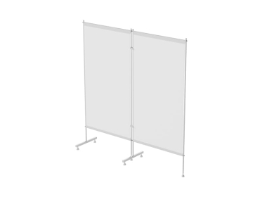 Ширма медицинская двухсекционная ШМ МСК-2301-01